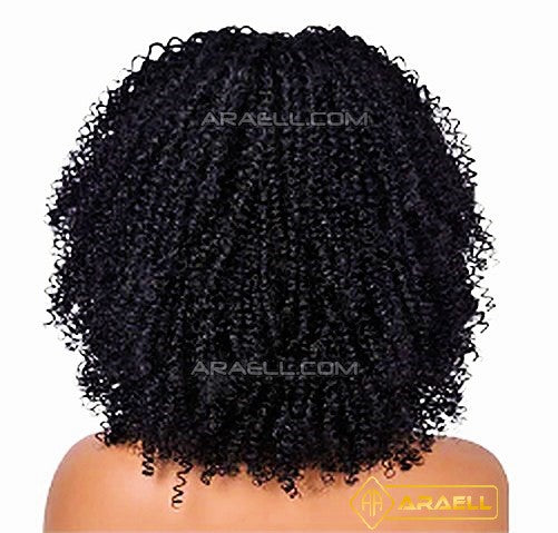 Perruque synthétique Afro Bouclé
